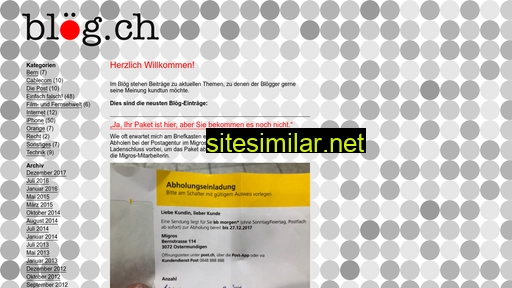 blög.ch alternative sites