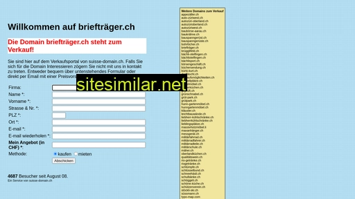 briefträger.ch alternative sites
