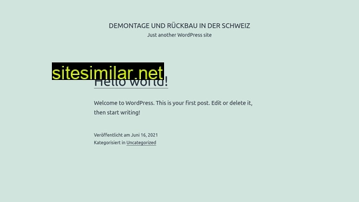 demontage-rückbau.ch alternative sites