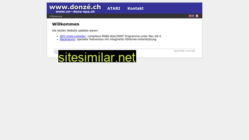 donzé.ch alternative sites