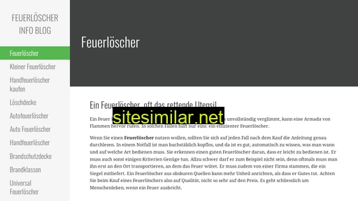 feuerlöscher-info.ch alternative sites