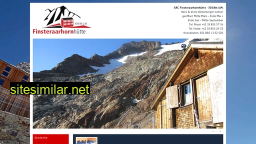 finsteraarhornhütte.ch alternative sites