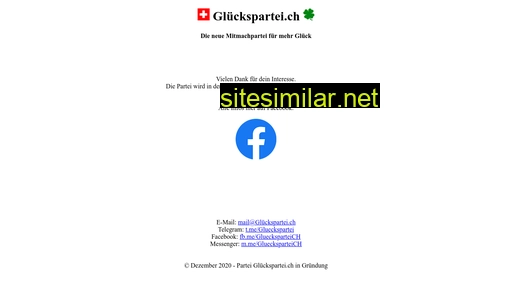 glückspartei.ch alternative sites