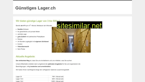 günstiges-lager.ch alternative sites