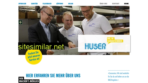 huser-gebäudetechnik.ch alternative sites