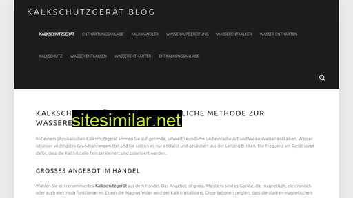 kalkschutzgerät-info.ch alternative sites