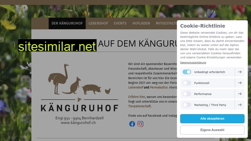 känguruhof.ch alternative sites