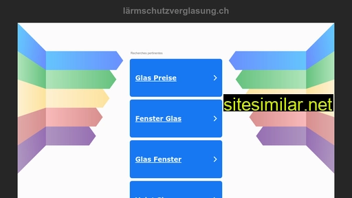 lärmschutzverglasung.ch alternative sites