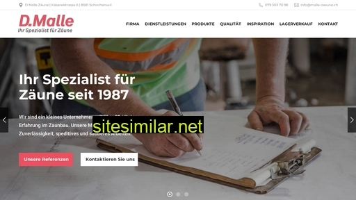 malle-zäune.ch alternative sites