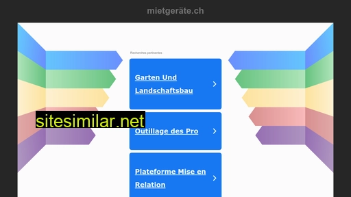 mietgeräte.ch alternative sites