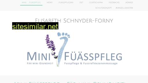 mini-füässpfleg.ch alternative sites
