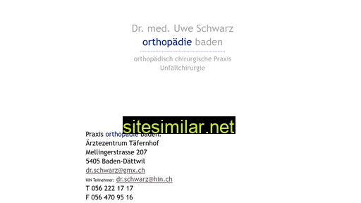 orthopädie-baden.ch alternative sites