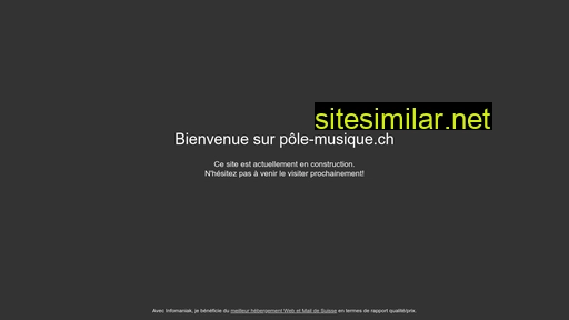 pôle-musique.ch alternative sites
