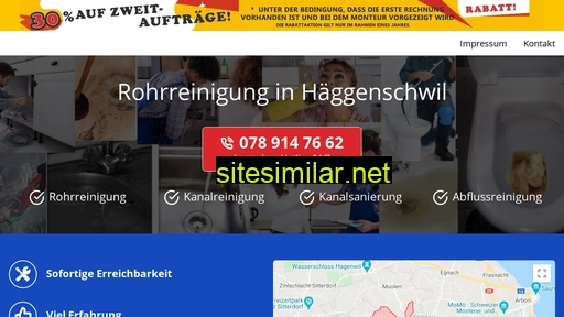 rohrreinigung-häggenschwil.ch alternative sites