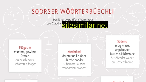 soorser-wöörter.ch alternative sites