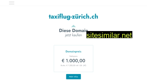 taxiflug-zürich.ch alternative sites