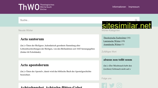 theologisches-wörterbuch.ch alternative sites