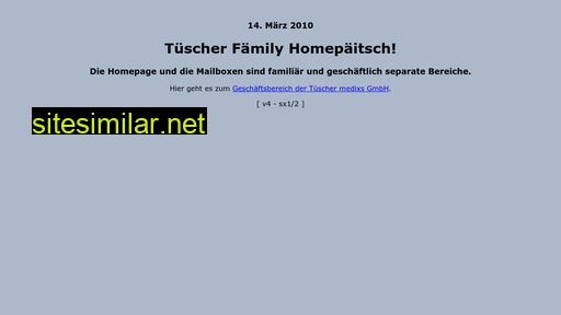 tüscher.ch alternative sites