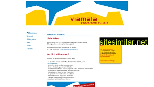 viamala-raststätte-thusis.ch alternative sites