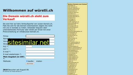 würstli.ch alternative sites