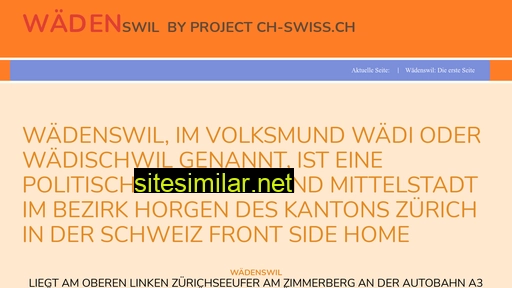 zh-wädenswil.ch alternative sites
