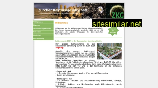Zürcherkakteengesellschaft similar sites