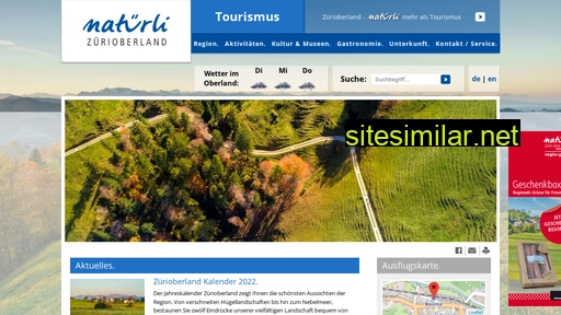 zürioberland-tourismus.ch alternative sites