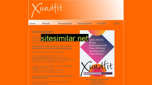 xundfitcham.ch alternative sites