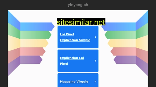 Yinyang similar sites