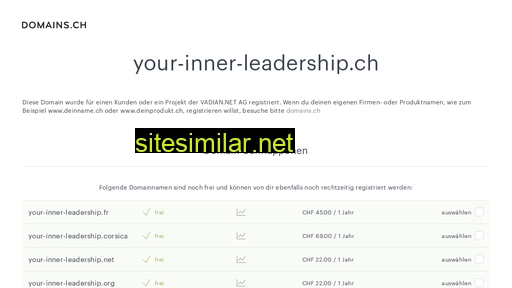 your-inner-leadership.ch alternative sites