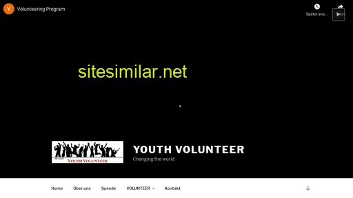youthvolunteer.ch alternative sites