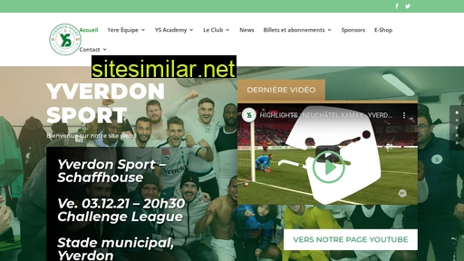 yverdonsport.ch alternative sites