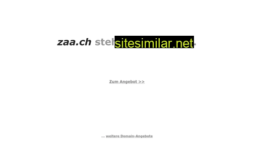 zaa.ch alternative sites