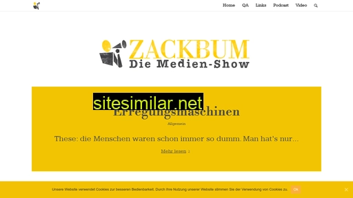 zackbum.ch alternative sites