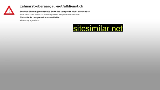 zahnarzt-oberaargau-notfalldienst.ch alternative sites