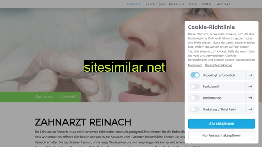 zahnarztpraxis-reinach.ch alternative sites