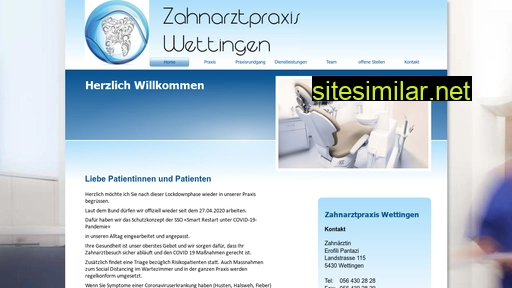 zahnarztpraxis-wettingen.ch alternative sites