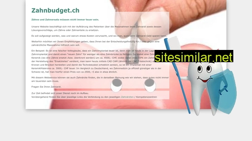 zahnbudget.ch alternative sites