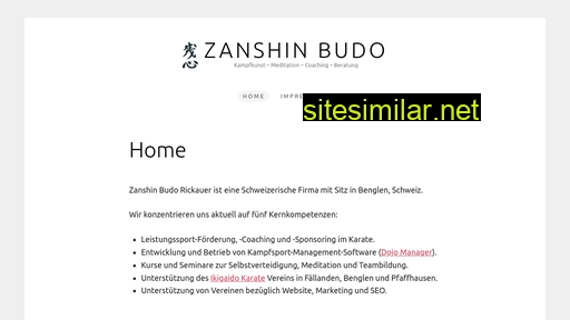 zanshin.ch alternative sites