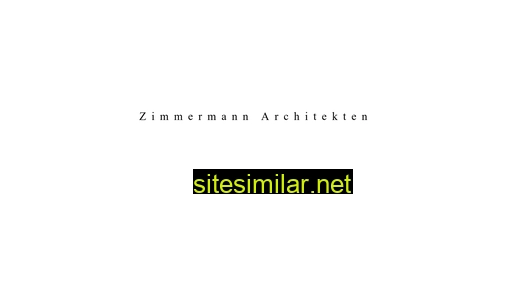 zimmermannarchitekten.ch alternative sites