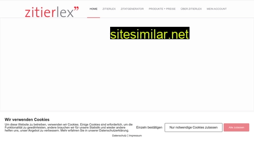 zitierlex.legalwriting.ch alternative sites