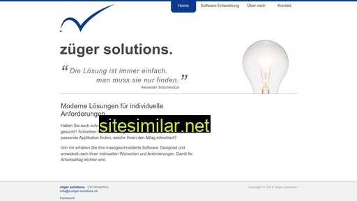 zueger-solutions.ch alternative sites