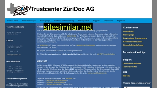 zueridoc.ch alternative sites