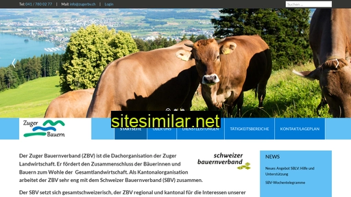 zugerlandwirtschaft.ch alternative sites
