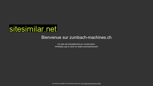 zumbach-machines.ch alternative sites