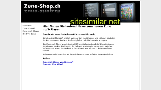 zune-shop.ch alternative sites