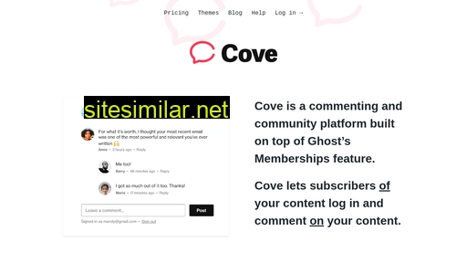 cove.chat alternative sites