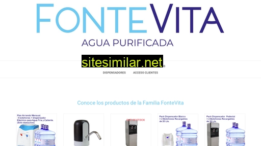 aguasfontevita.cl alternative sites