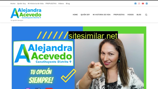 alejandraacevedo.cl alternative sites