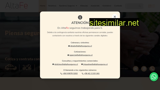 altafeseguros.cl alternative sites